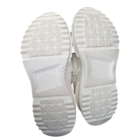 Converse All Star Run Star Utility CX Casual Strap Sandal Egret Mens 7 Womens 8 - Picture 7 of 10